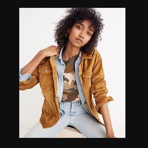Madewell The Oversized Jean Jacket: Corduroy Edition Size S